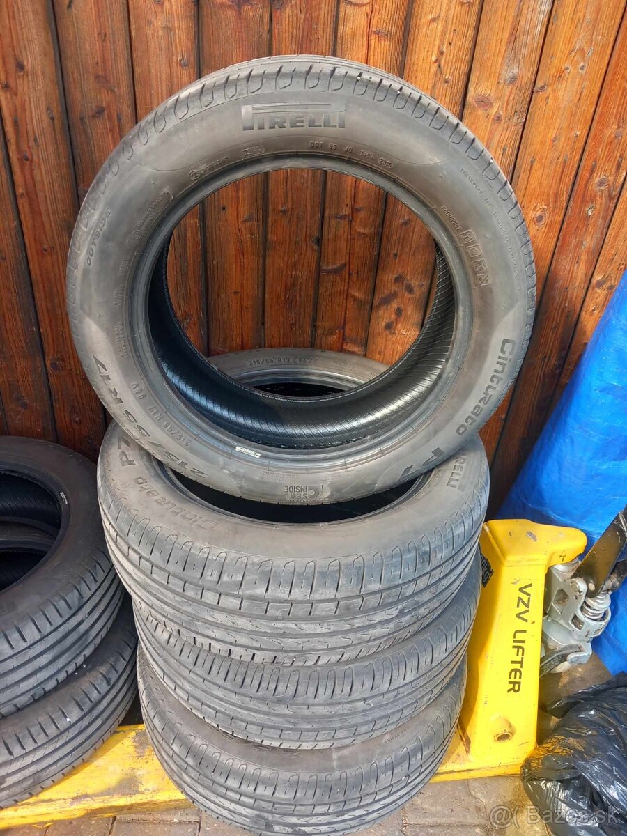 Pneumatiky letné 4ks - PIRELLI 215/55/R17