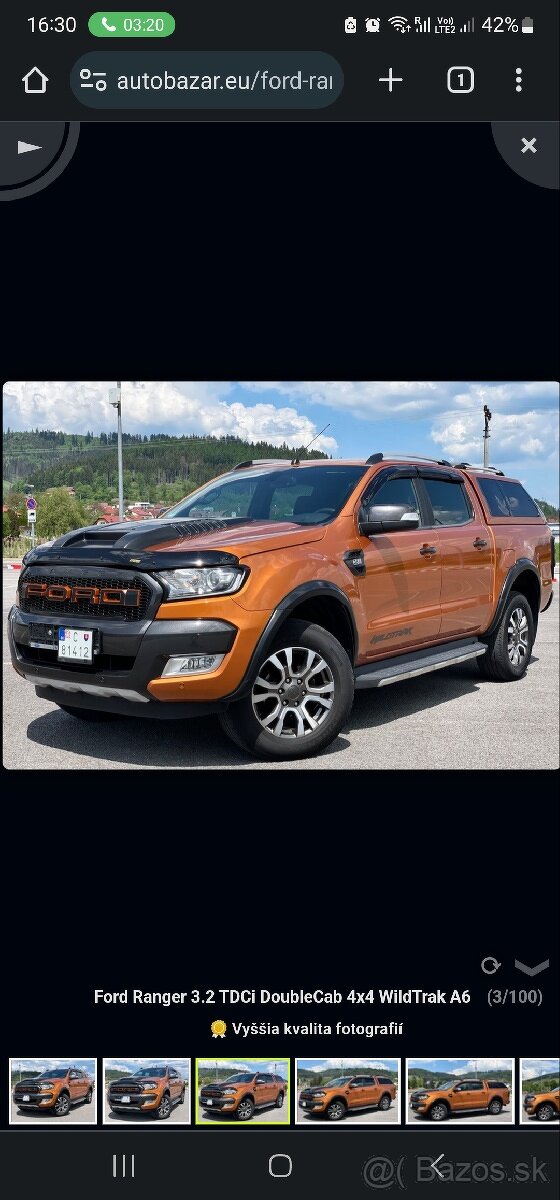 Ford Ranger Wildtrak 3.2 TDCi model 2017