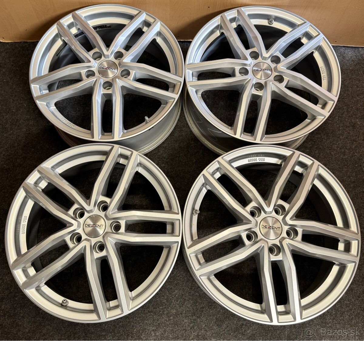 5x112 R17 Dezent TR ET 48 strieborne