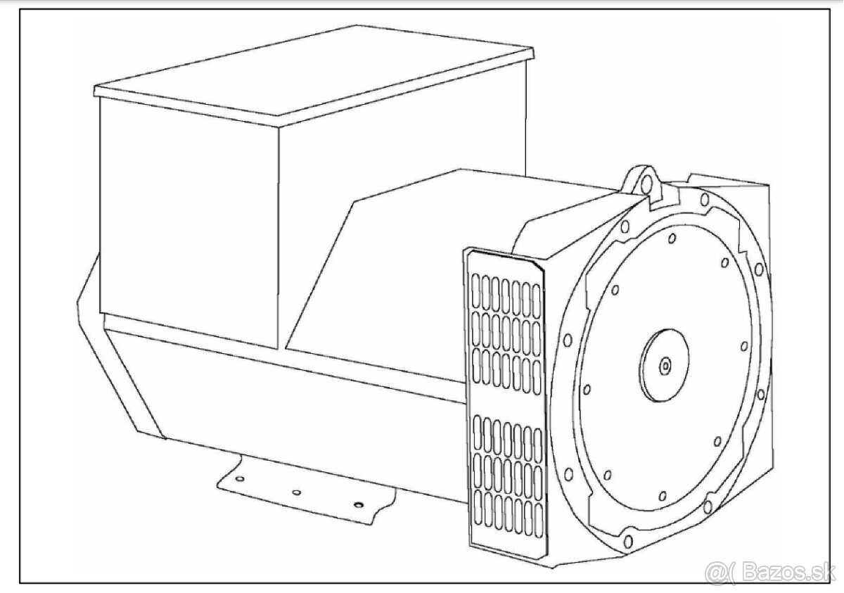 STAMFORD 3-fázový generator prúdu 25KWA + ovládací pane