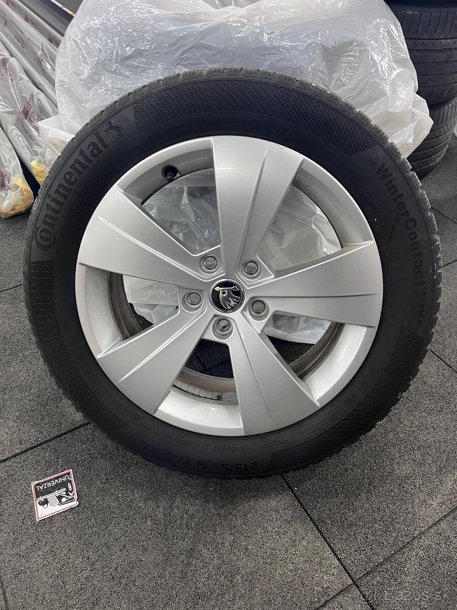 Originálne Alu disky elektróny 5x112 r17  Škoda Triton