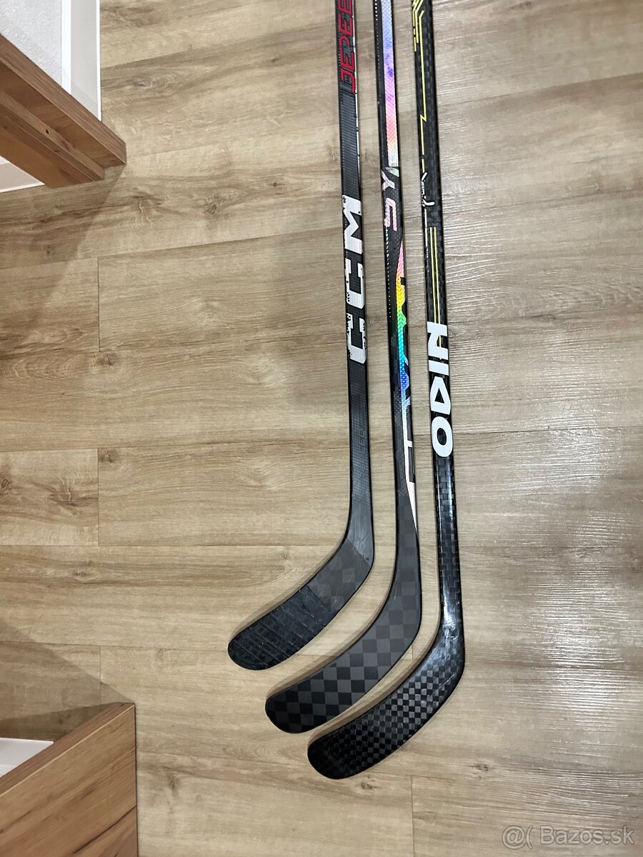 ✅SPÁJANÉ HOKEJKY = ĽAVAČKY CCM FT6 PRO + BAUER SYNC + ODIN ✅