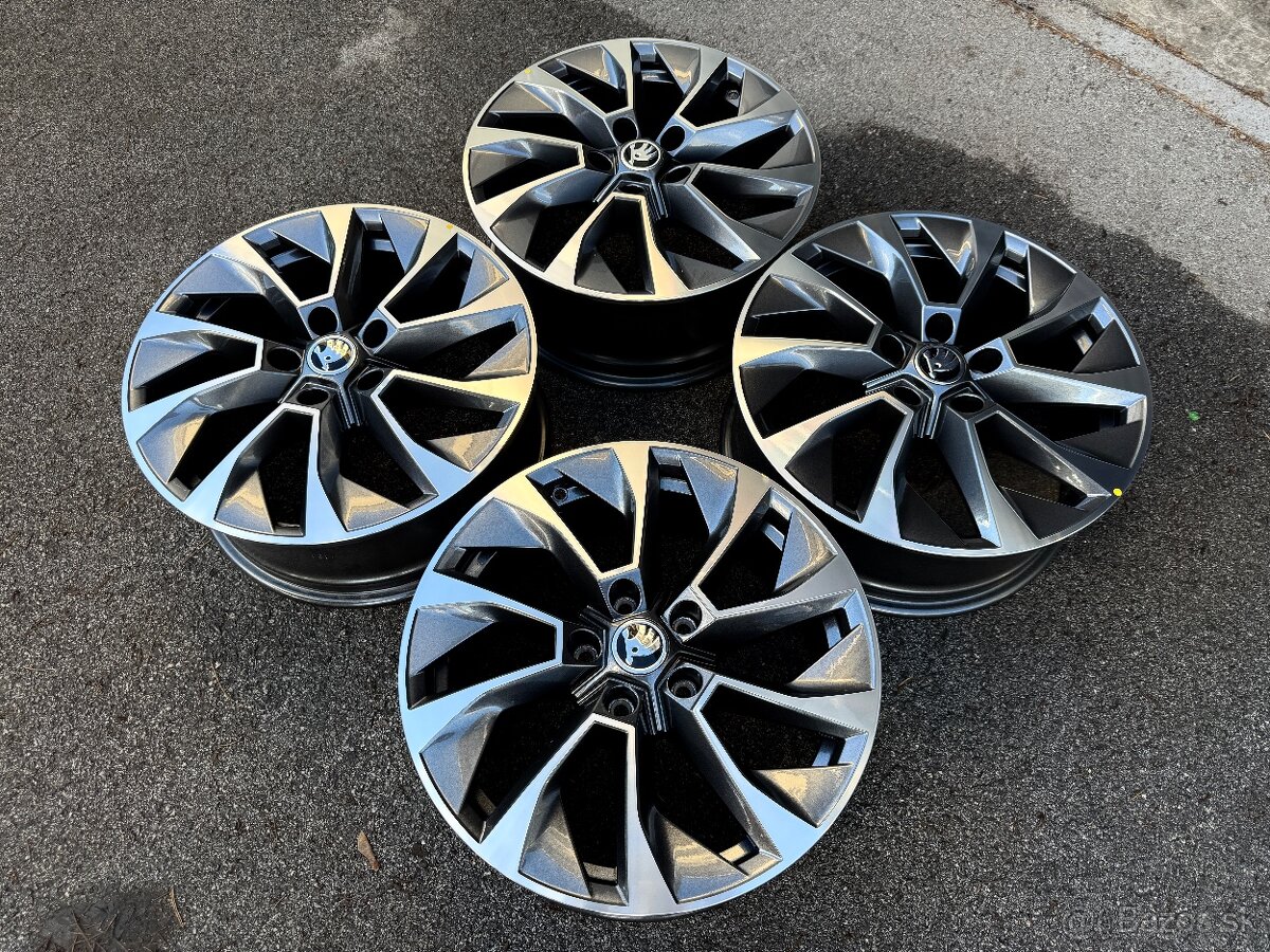 ORIGINAL ŠKODA OCTAVIA/KAROQ DISKY 5x112 R17 TOP