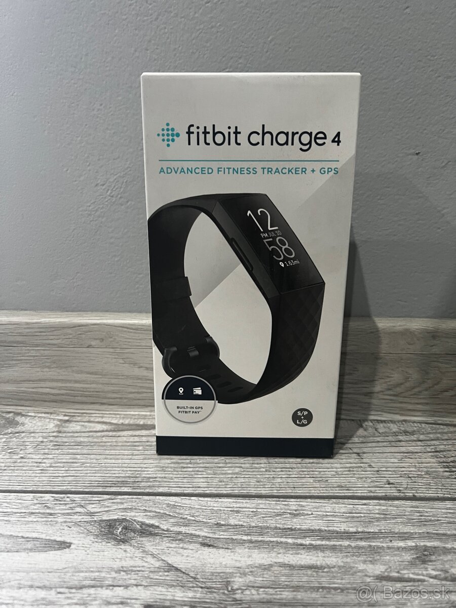 Predám Fitbit Charge 4 – Fitness náramok s GPS