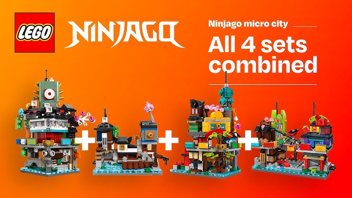 lego komplet set 4ks - ninjago micro city