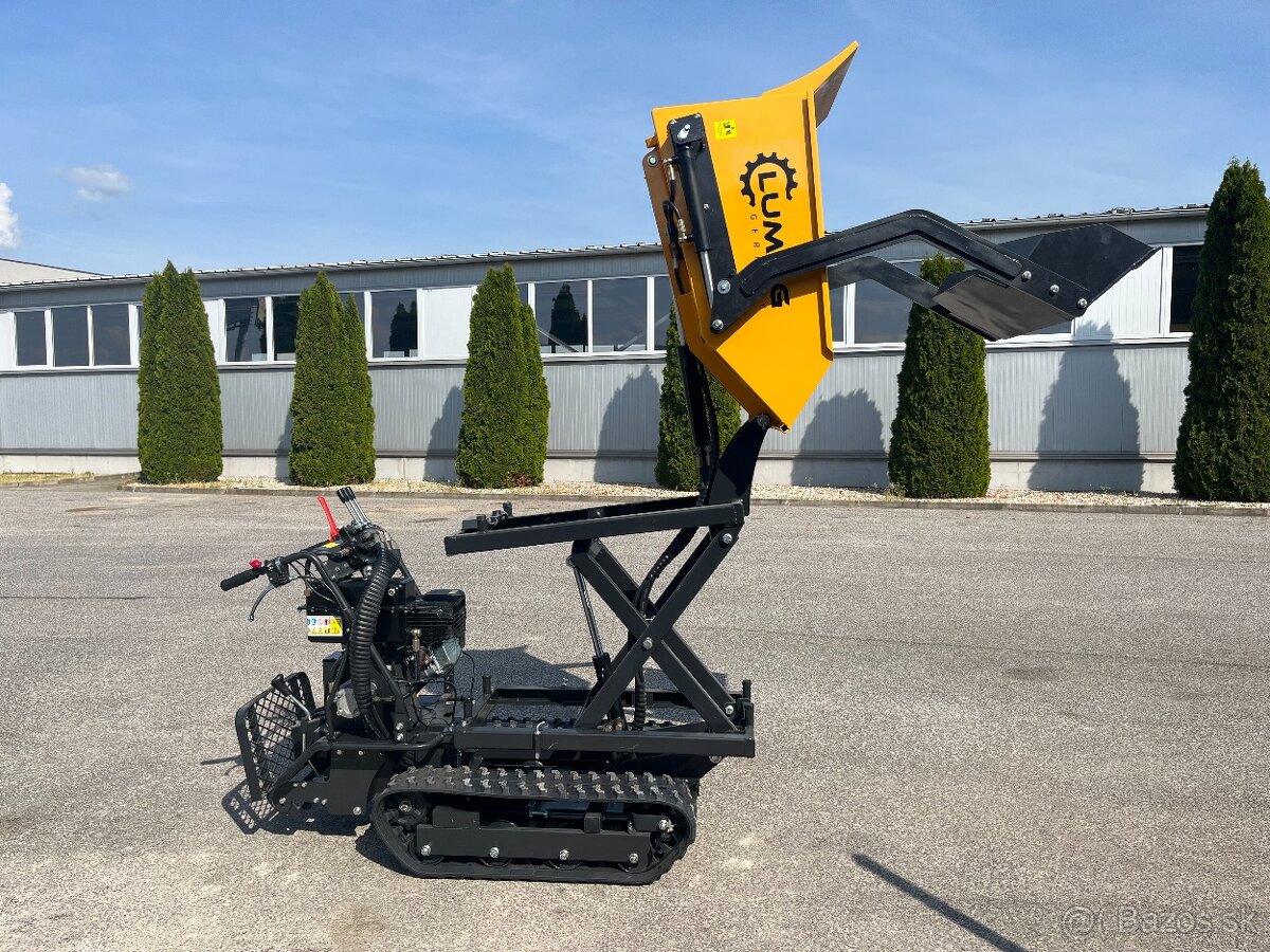 Pásový minidumper LUMAG MD-500H-PRO/HTS  zvýšené vyklápanie