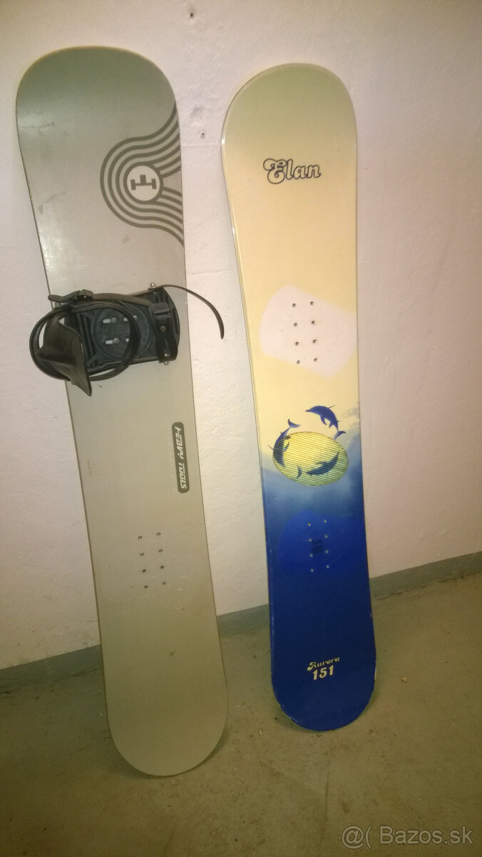 Snowboard Elan a heavy tools