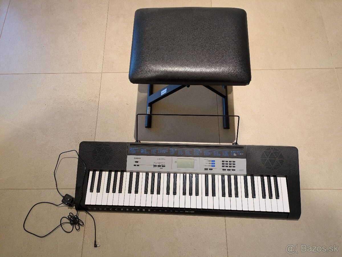 klavesy casio ctk-1550 so stolickou