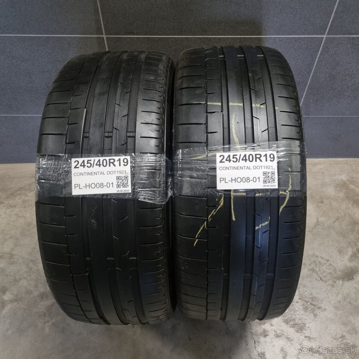 Letné pneumatiky pár 245/40 R19 CONTINENTAL