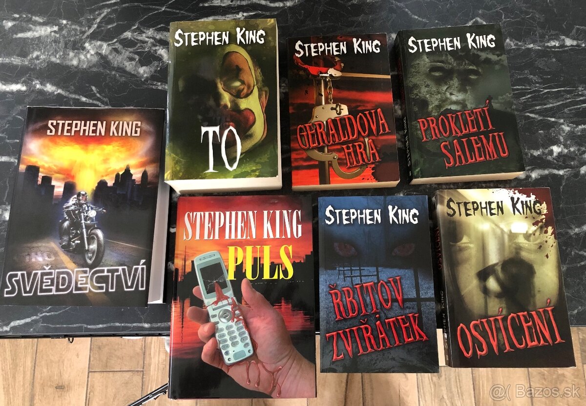 stephen king nove necitane v českom jazyku