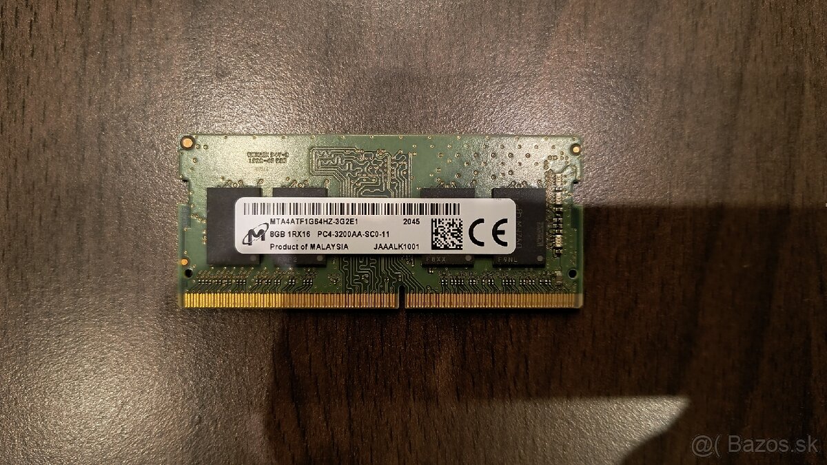 Predám 8GB RAM DDR4