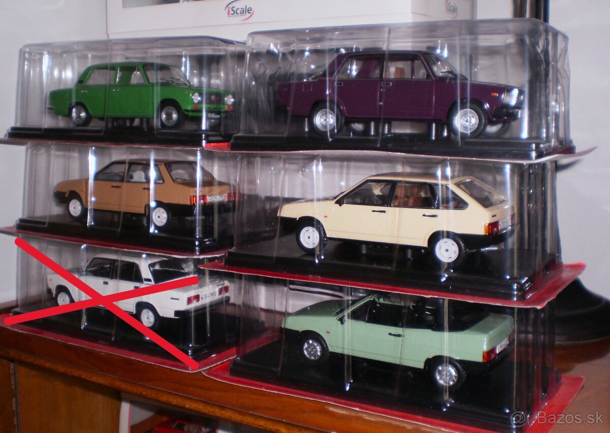 Modely VAZ , HACHETTE , 1:24