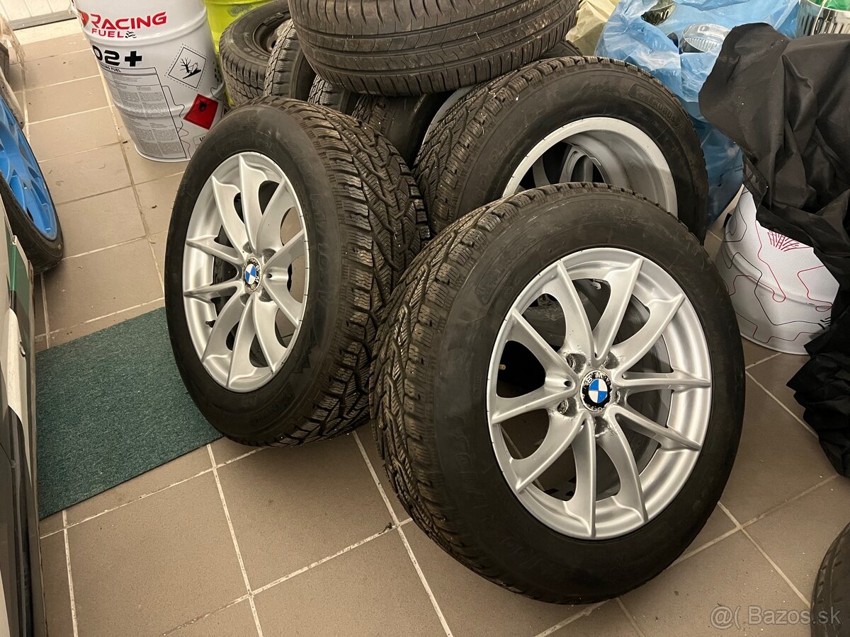 BMW x3 originál 225/60r17 disky +pneu