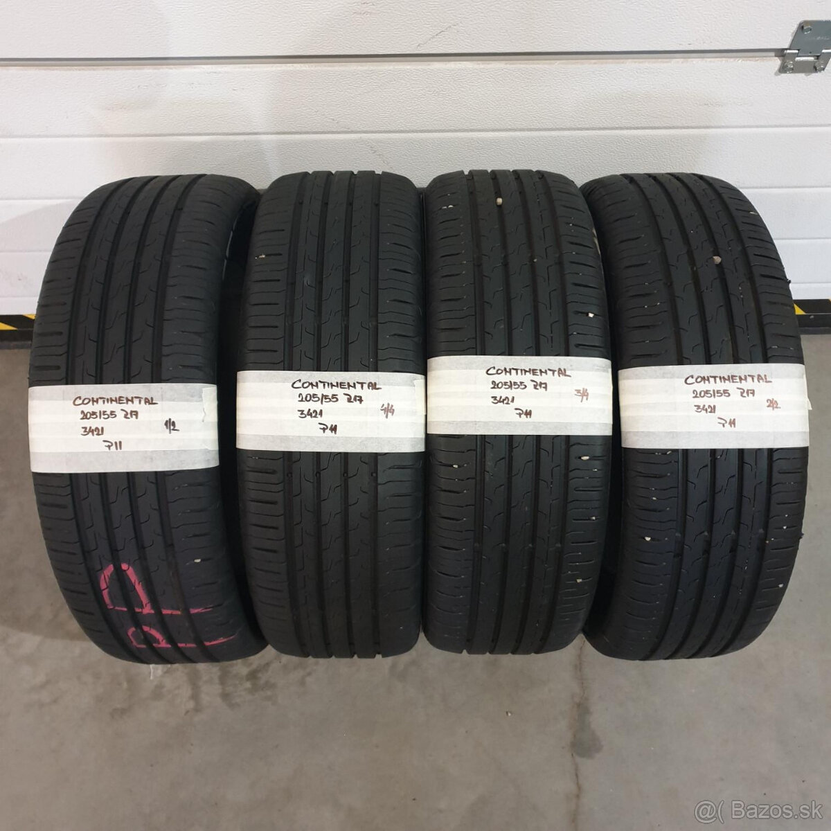 Letné pneumatiky 205/55 R17 CONTINENTAL DOT3421