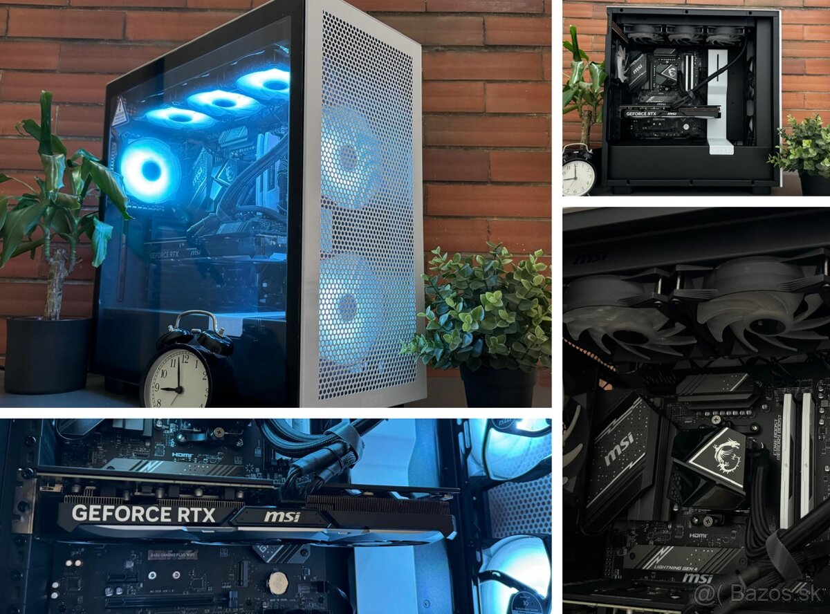 ➡️Ryzen 7 9700X\32GB\RTX 4070\SSD-HDD\850W Zdroj\zár. 48m