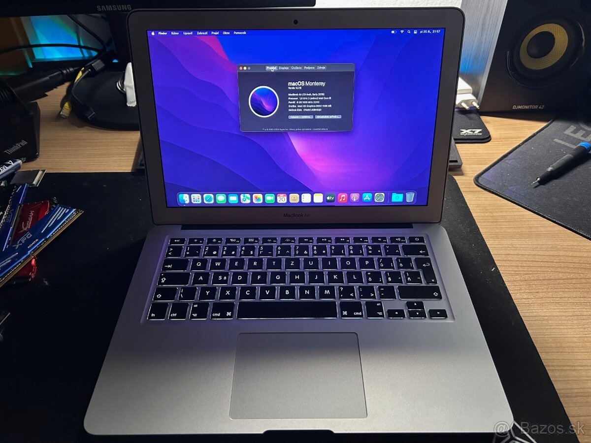 MACBOOK AIR 13" EARLY 2015 - INTEL i5, 8GB RAM, 128GB SSD