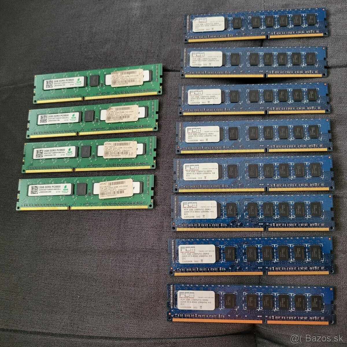Pamäte 2GB DDR3 PC8500