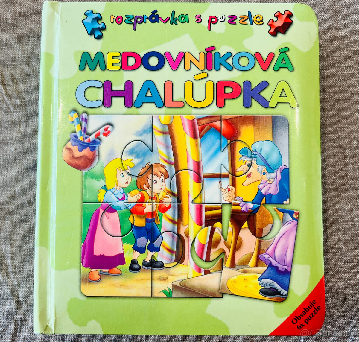 Medovníková chalúpka - kniha s puzzle