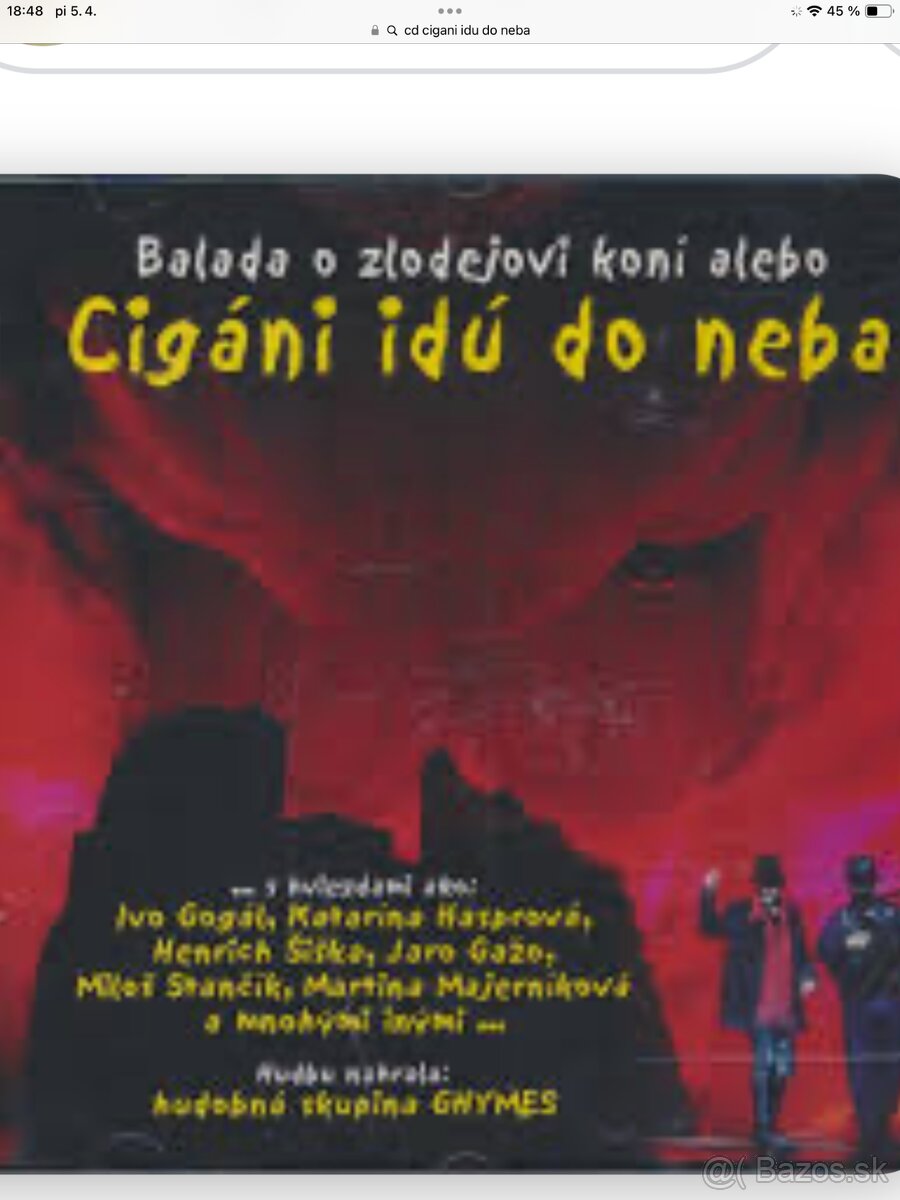 Kúpim CD Cigani idú do neba