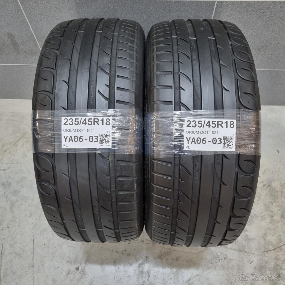 Letné pneumatiky 235/45 R18 ORIUM DOT1021