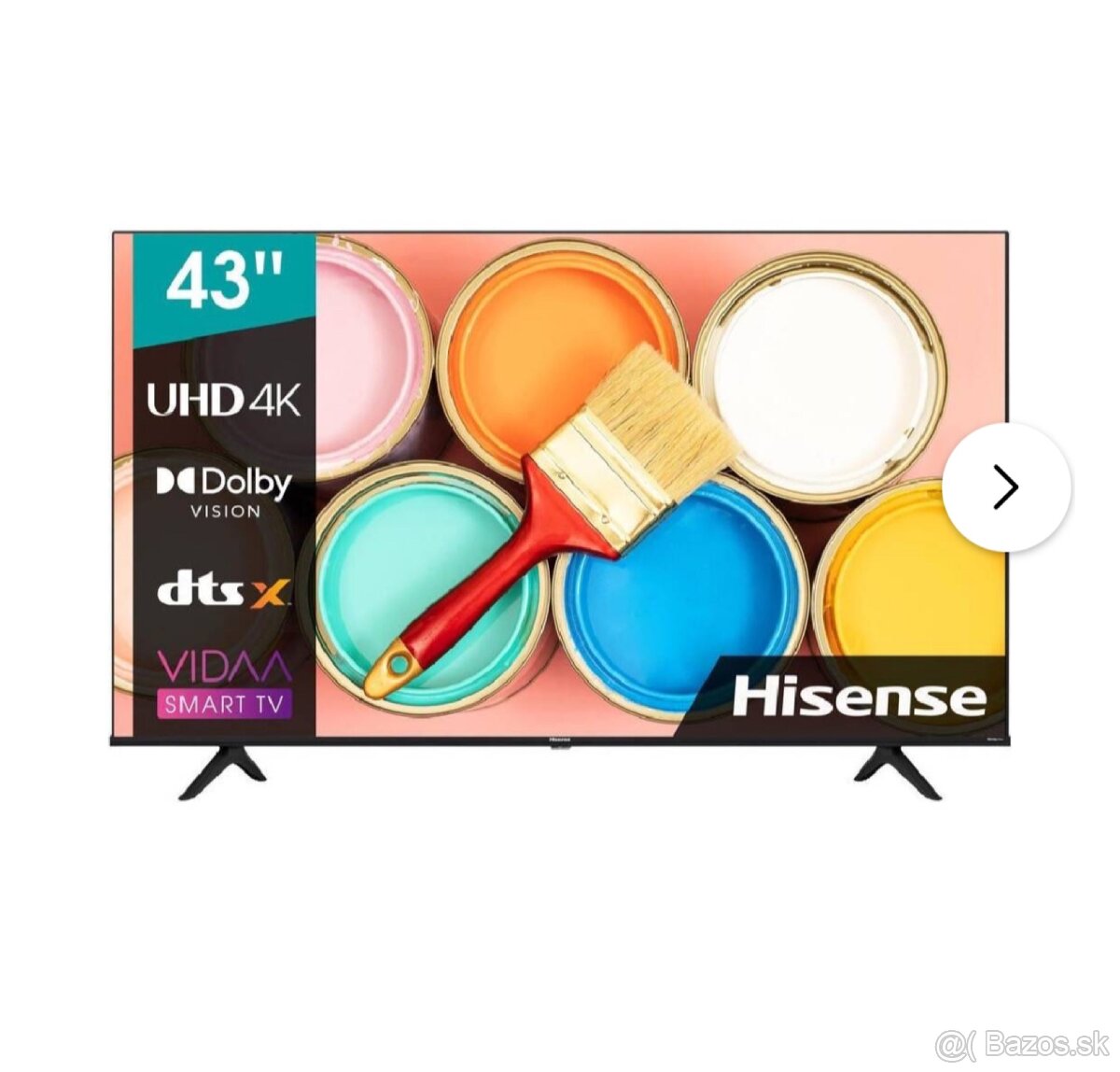 RUŠENIE SKLADU Televízor UHD Hisense 43A6BG