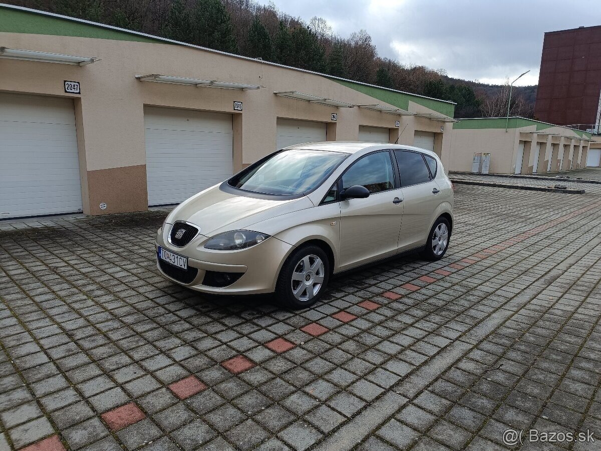 SEAT ALTEA 1,6 BENZÍN,16V,2007, PÔVODNÝ LAK