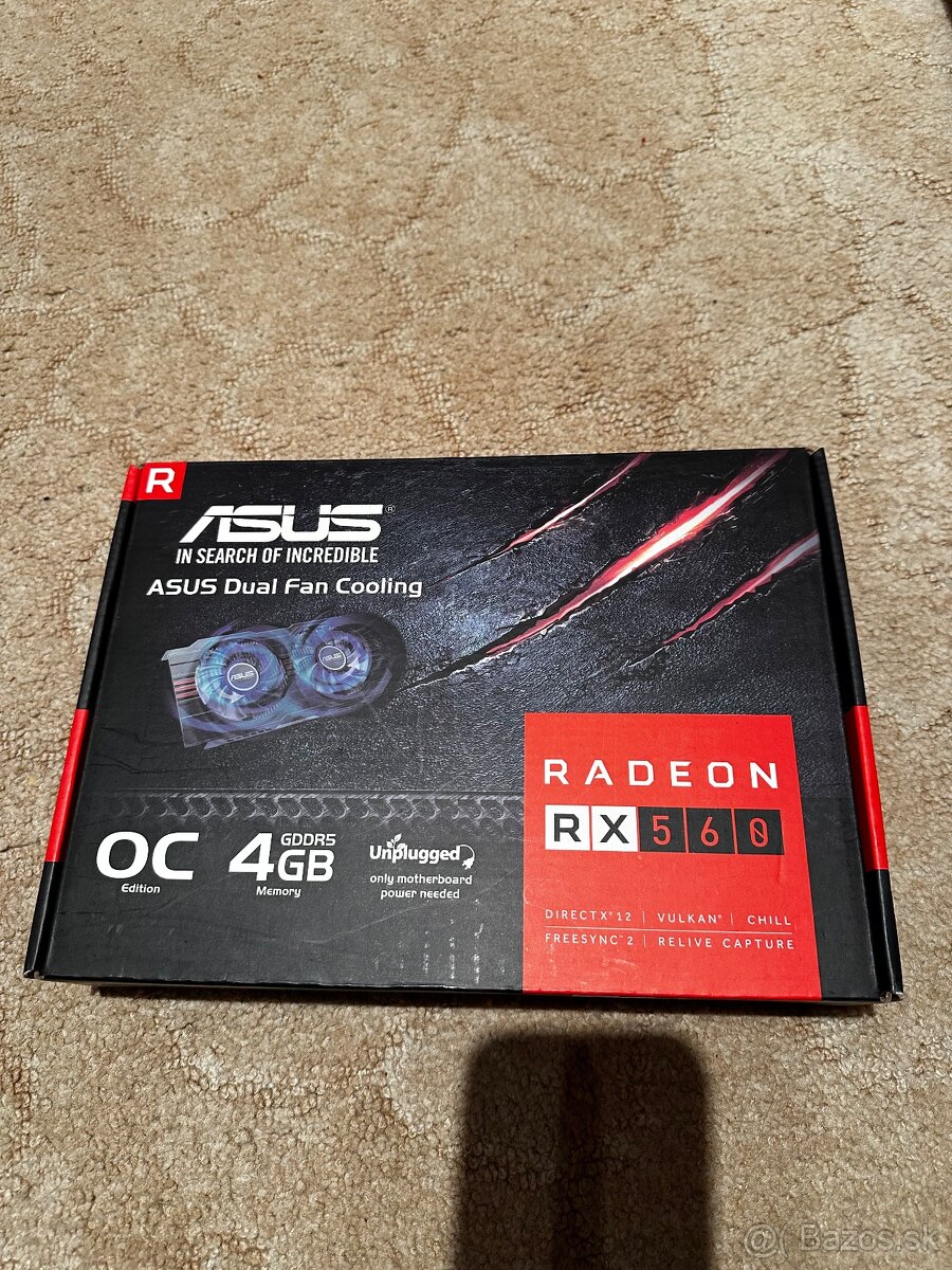 Asus rx560 4gb nový kus