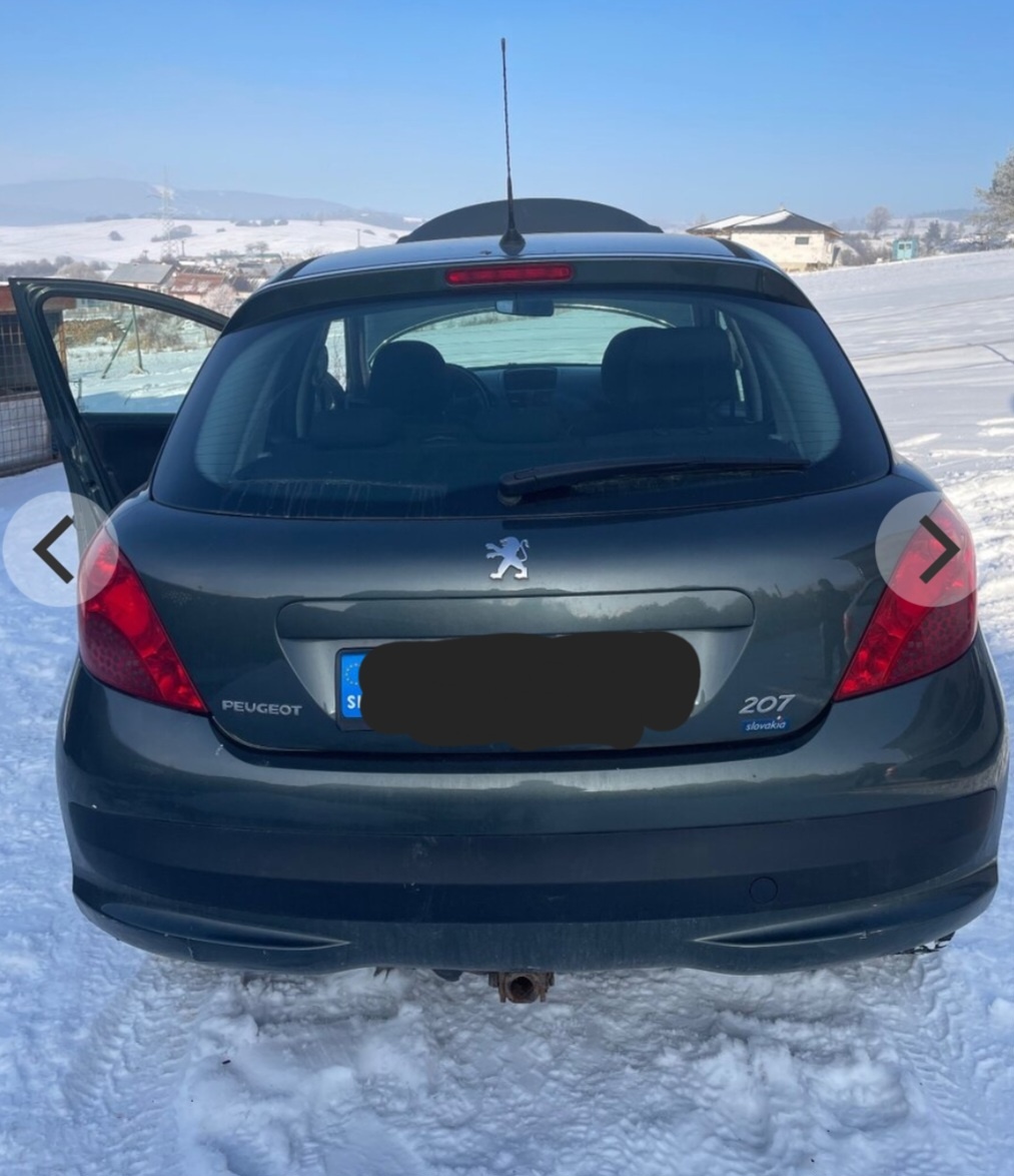 Peugeot 207 1.4 RV 2008 54KW 1Majitel