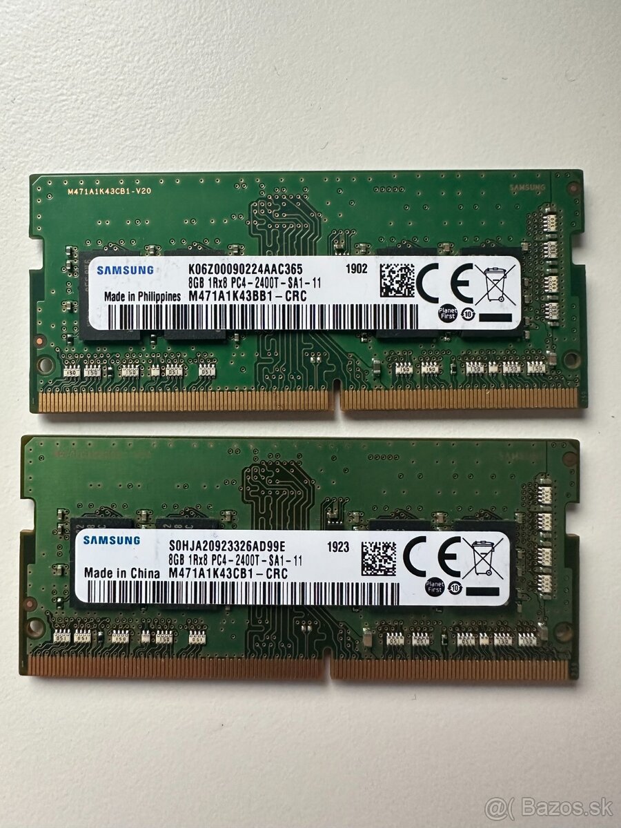 Samsung DDR4 16GB (2x8GB) do notebookov