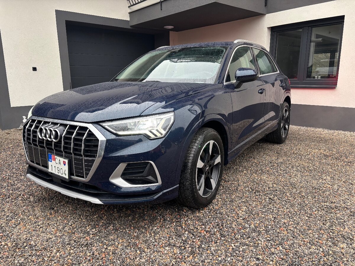 Audi Q3 2.0tdi 110kw virtual led navigácia