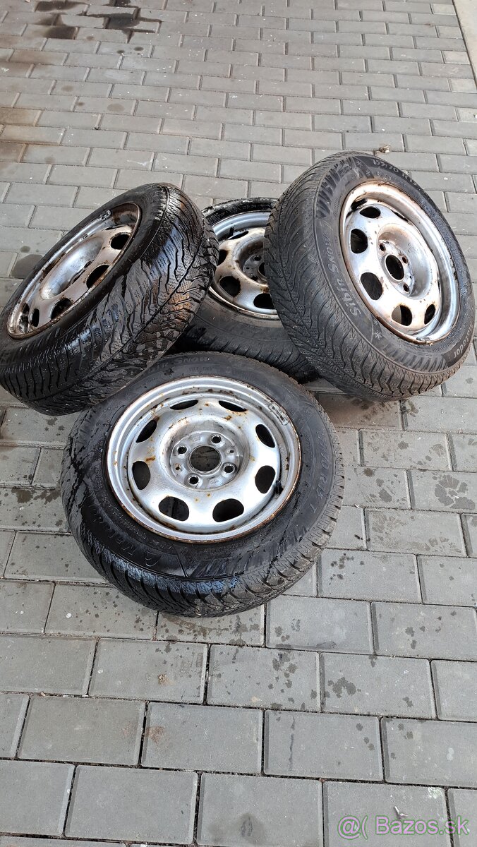 Pneu s diskami 155/70 R13 vw polo skoda fabia