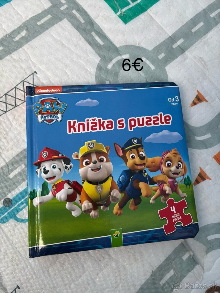 Labková patrola puzzle kniha