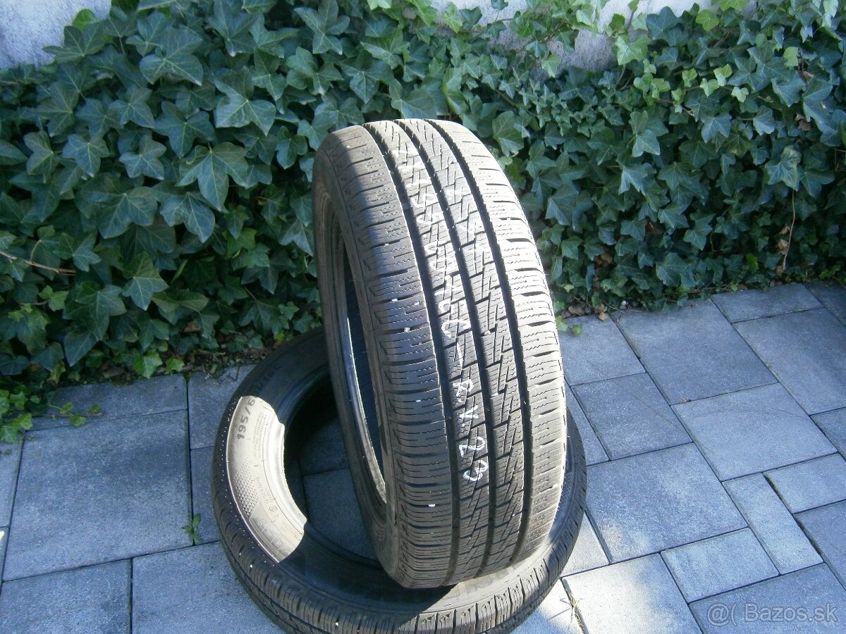 Predám 2x celoročné pneu Minerva 195/60 R16C 99/97H