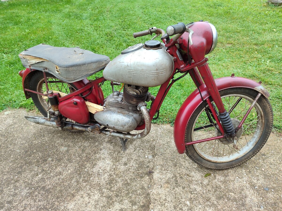 Jawa 250 pérák