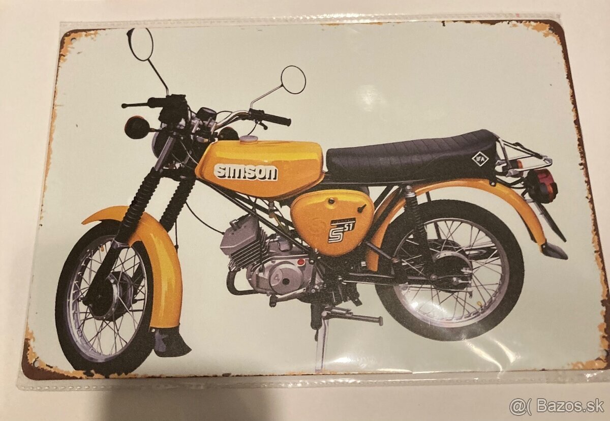 Simson S51 plechové cedule 30x20