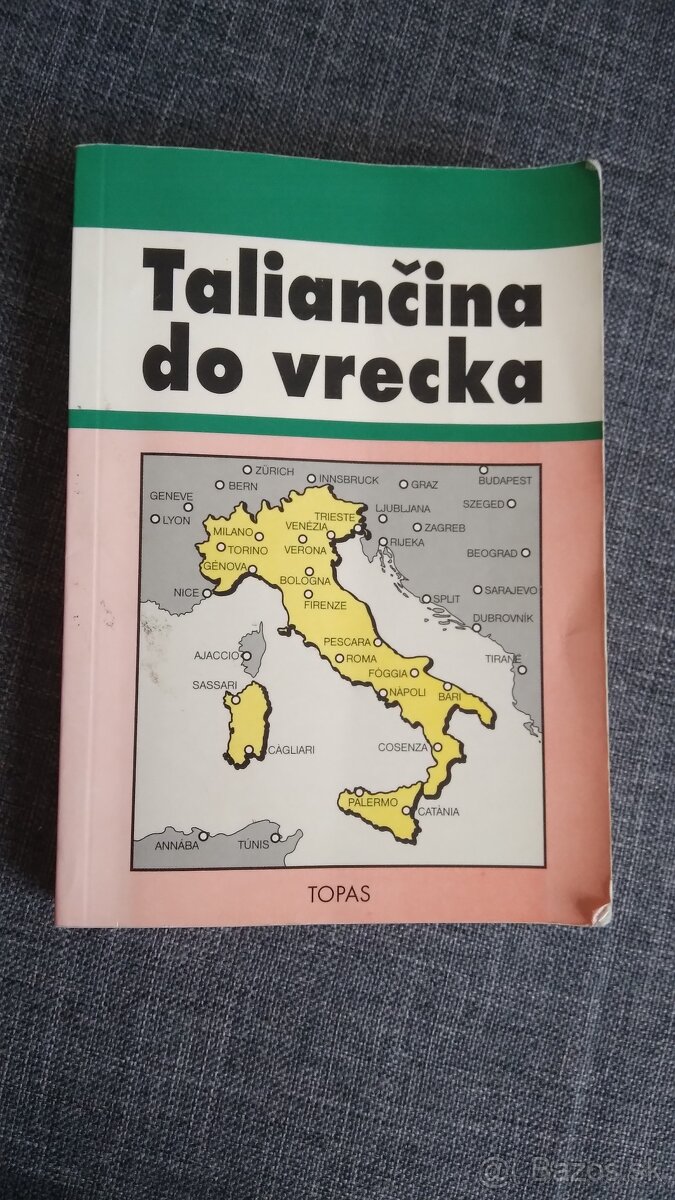 Taliančina na cesty kniha slovník frázy konverzácia