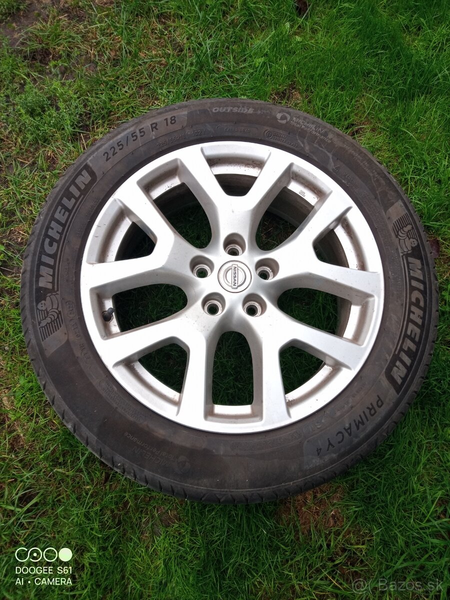 Kolesá 225/55r18 originál Nissan x-trail T31