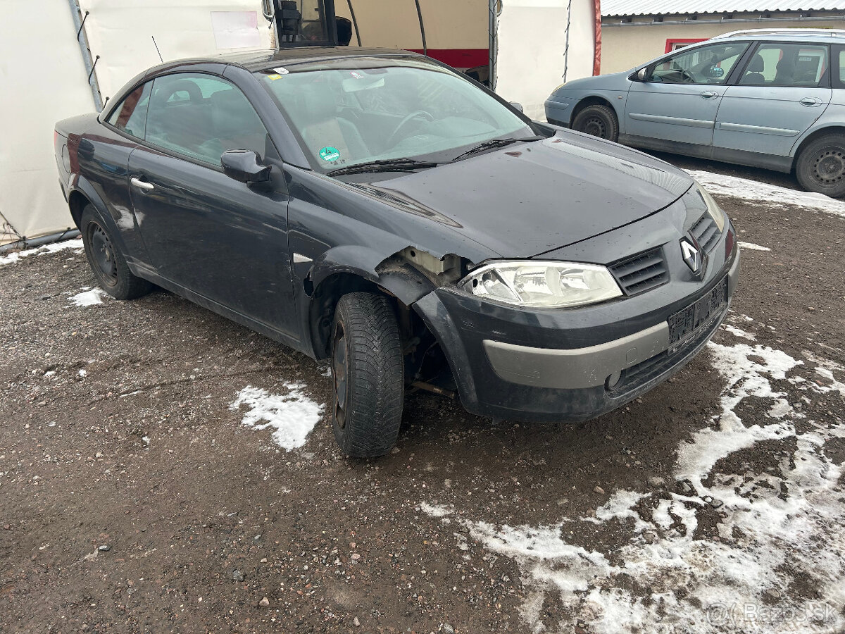 RENAULT MEGANE II KABRIOLET 1,6 16V 83KW K4M T 7 PRODÁM DÍLY