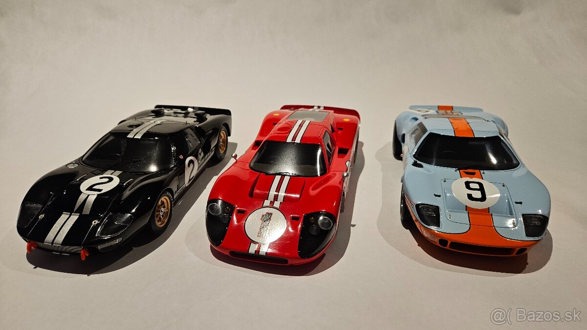 Spark 1:18 Ford GT40 víťaz LeMans 1966,1967,1968