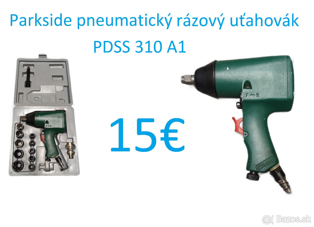 Parkside pneumatický rázový uťahovák PDSS 310 A1