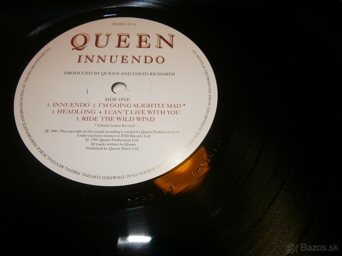 VINYLOVE PLATNE QUEEN PREDAJ SUPER STAV