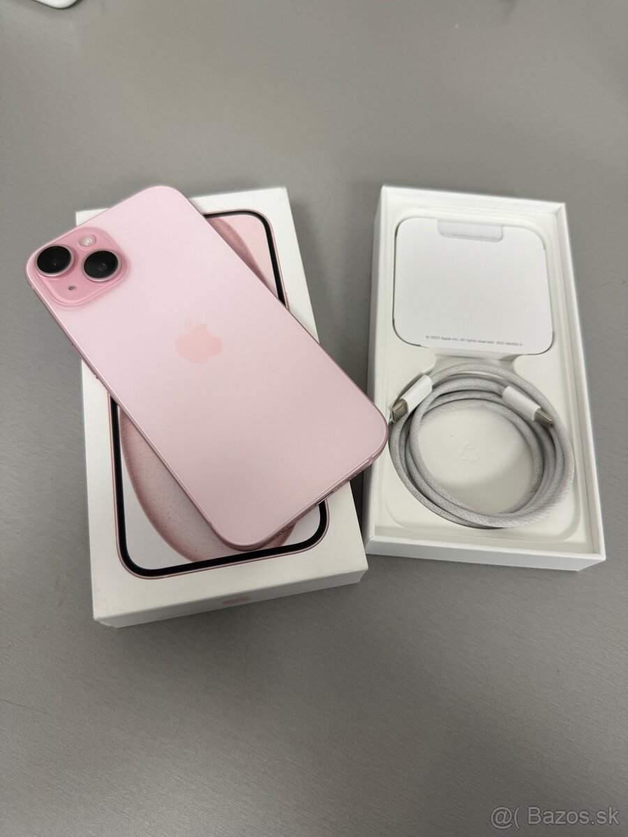 iPhone 15 pink 128 gb