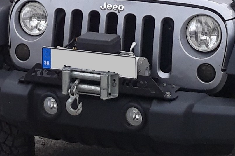 °IIIIIII° Jeep Wrangler JK/JKU platňa pod navijak