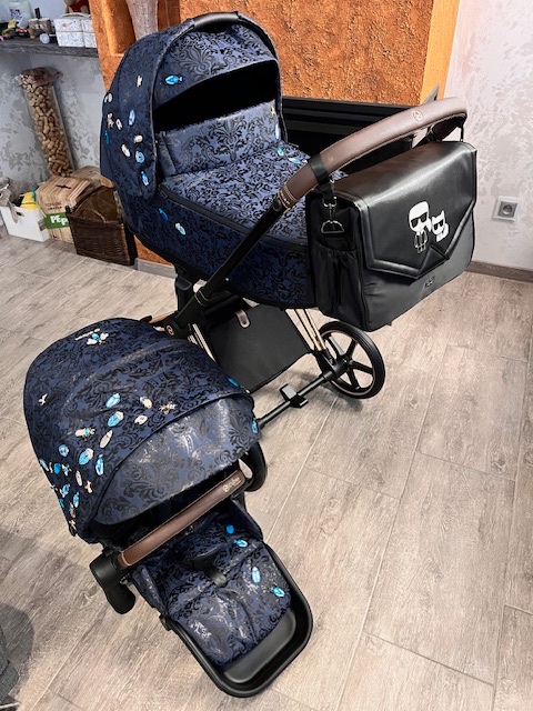 Cybex priam 2023 3v1 jewels of nature rosegold