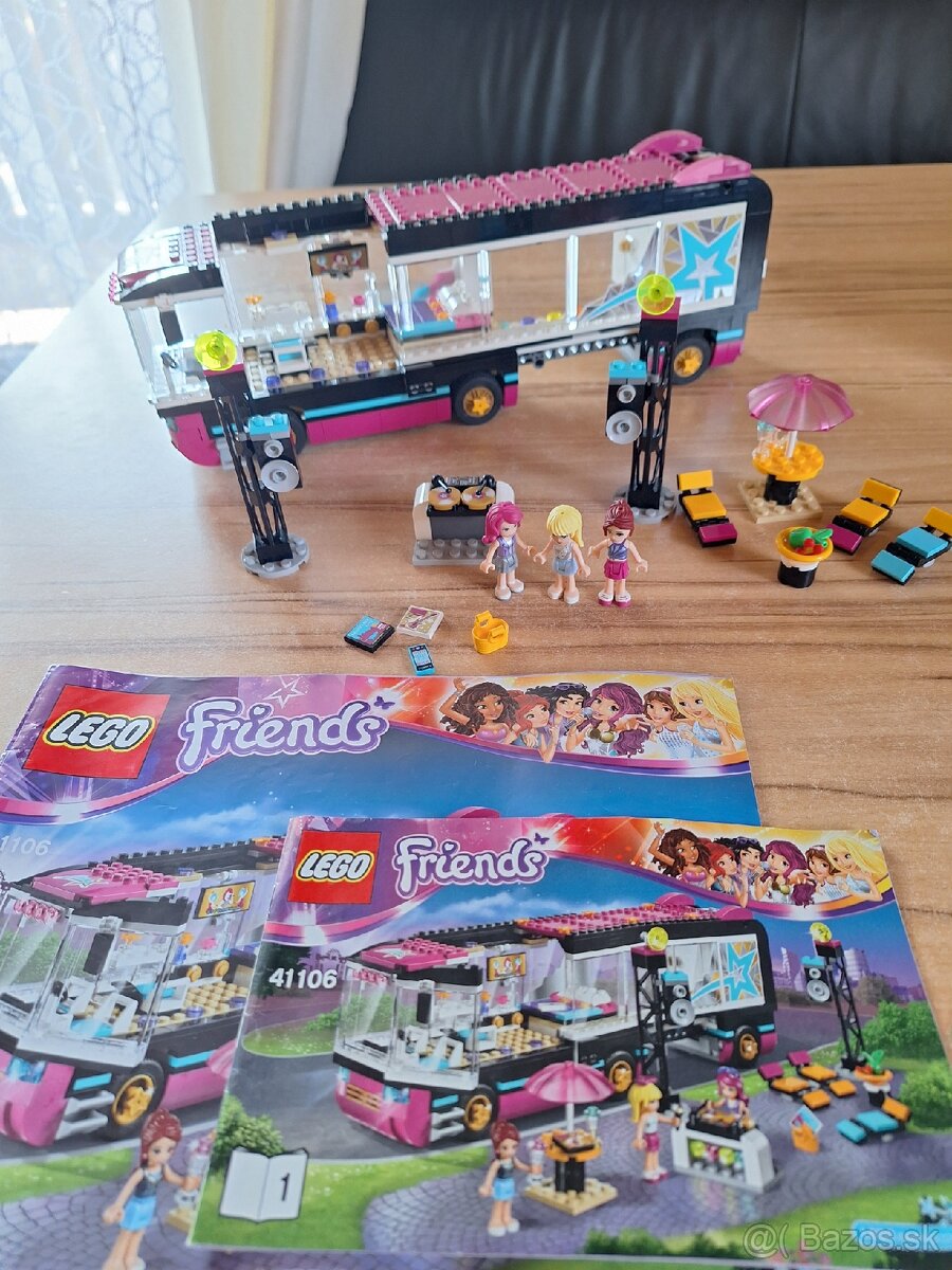 Lego Friends Pop Star Tour Bus 41106