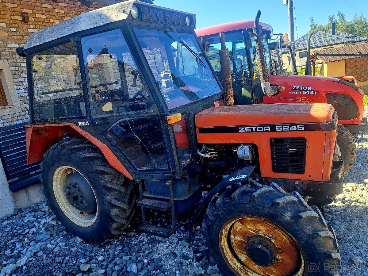 ROZPREDAM TRAKTOR ZETOR 5245 PO CASTIACH,NA NAHRADNE DIELY