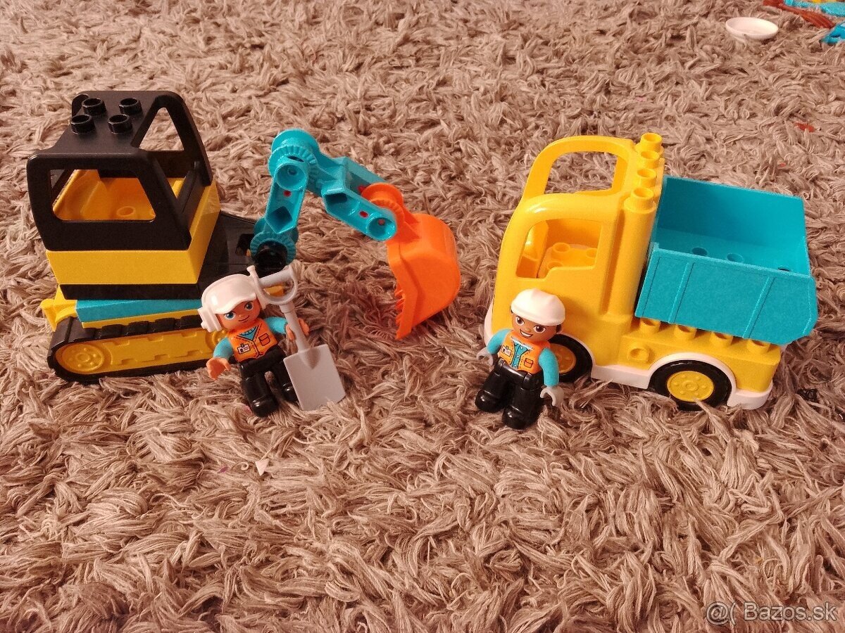 Lego Duplo bager a nákladiak