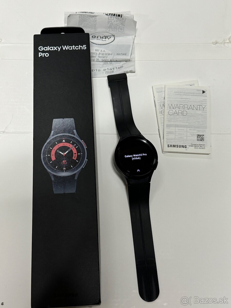 Samsung Galaxy Watch 5 Pro - Pár mesačné - kupené v nay