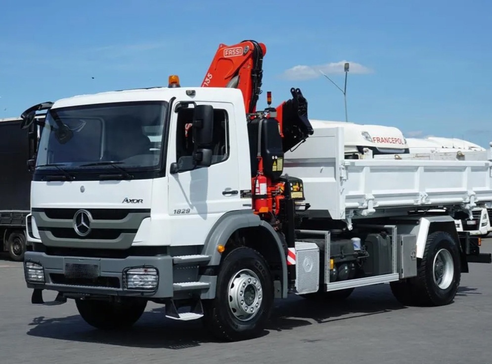 8757 - Mercedes-Benz AXOR 1829 - 4x2 – Sklápěč S3 + Bordmati