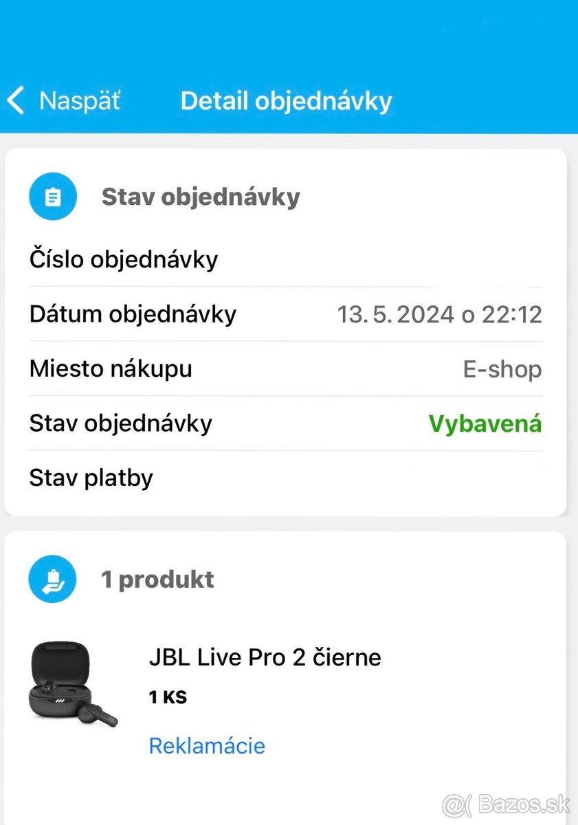 Jbl LIVE Pro 2 Čierne